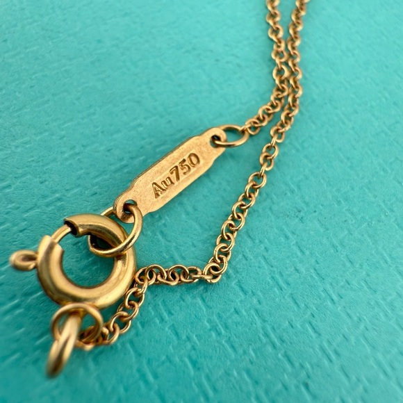 Tiffany & Co. 18k Rose Gold 20" Rolo Chain Necklace with Pouch 1.7g - Picture 4 of 6